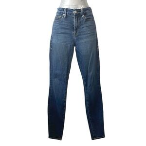 Good American Good Legs Blue085 Mid Rise Jeans Size 4/27 Gagl 103 Zipper‎ Fly